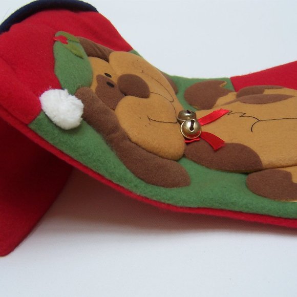 Dog Lover Jingle Bells Christmas Stocking - Picture 2 of 4